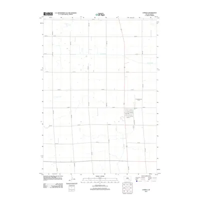 2012 Map of Corsica, 2012 Print