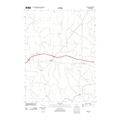 2010 Map of Corsica, 2010 Print