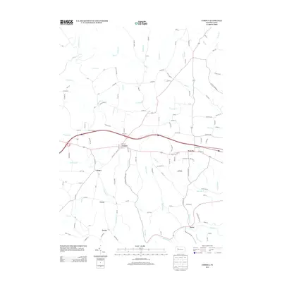 2013 Map of Corsica, 2013 Print