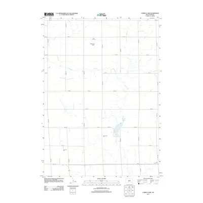 2012 Map of Corsica Lake, 2012 Print