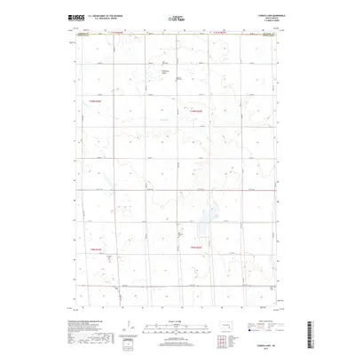 2017 Map of Corsica Lake, 2017 Print