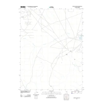 2012 Map of Cortez Canyon, 2012 Print