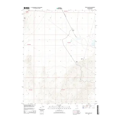 2014 Map of Cortez Canyon, 2014 Print