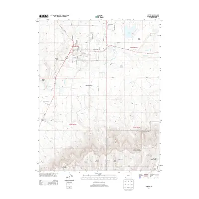 2013 Map of Cortez, 2013 Print