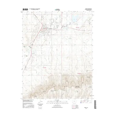 2016 Map of Cortez, 2016 Print