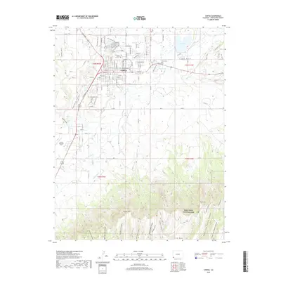 2019 Map of Cortez, 2019 Print