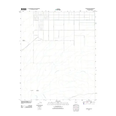 2011 Map of Cortez Peak, 2011 Print