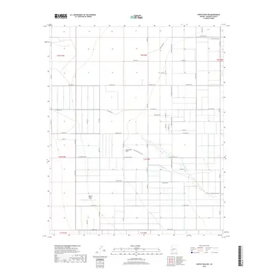 2018 Map of Cortez Peak NW, 2018 Print