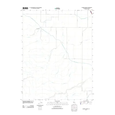 2012 Map of Cortina Creek, 2012 Print