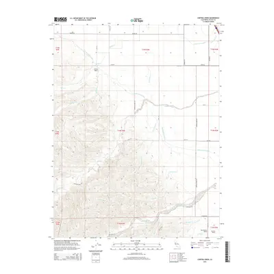 2015 Map of Cortina Creek, 2015 Print