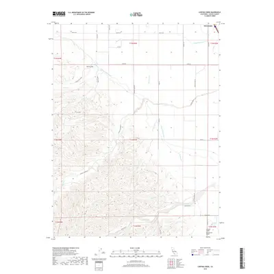 2018 Map of Cortina Creek, 2018 Print