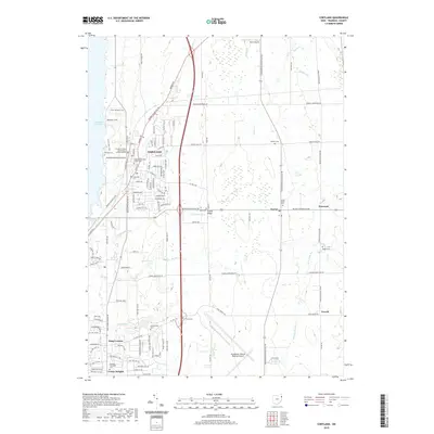2019 Map of Cortland, 2019 Print