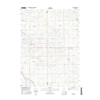 2016 Map of Corunna, 2016 Print