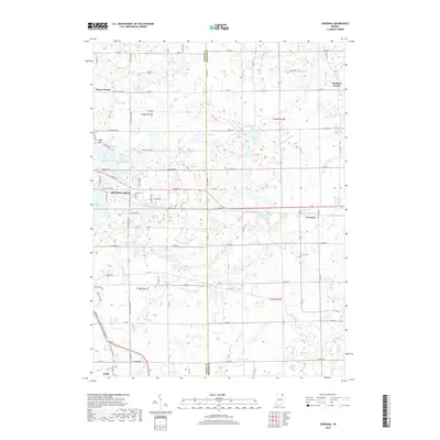 2019 Map of Corunna, 2019 Print