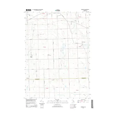 2014 Map of Corunna SE, 2014 Print
