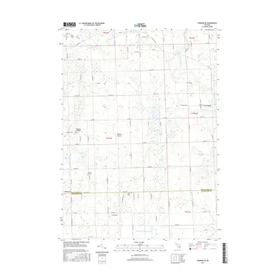 2017 Map of Corunna SE, 2017 Print