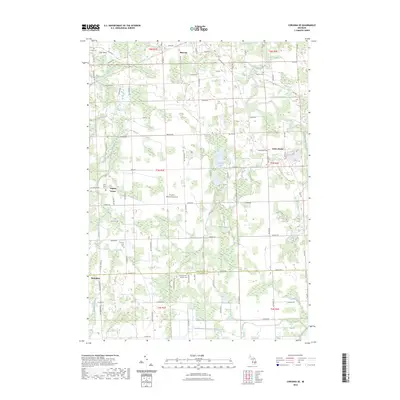 2023 Map of Corunna SE, 2023 Print