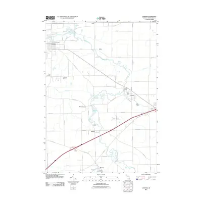 2011 Map of Corunna, 2011 Print