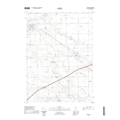 2019 Map of Corunna, 2019 Print