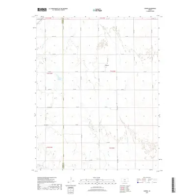 2018 Map of Corwin, 2018 Print