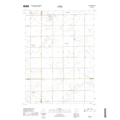 2018 Map of Corwith, 2018 Print