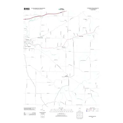 2013 Map of Corydon East, 2013 Print