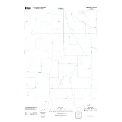 2013 Map of Corydon NE, 2013 Print