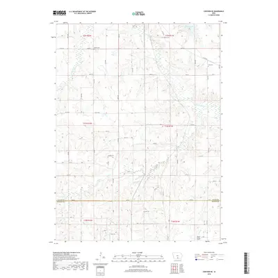 2018 Map of Corydon NE, 2018 Print
