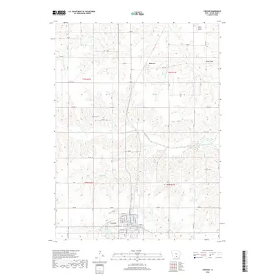 2018 Map of Corydon, 2018 Print