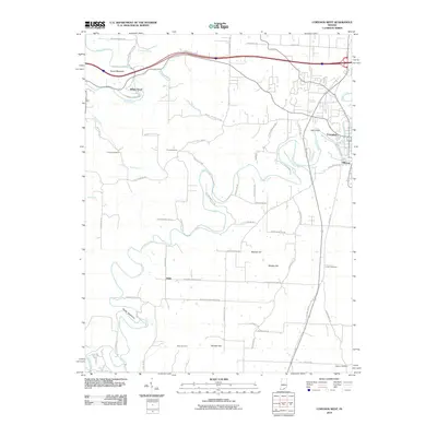 2010 Map of Corydon West, 2010 Print