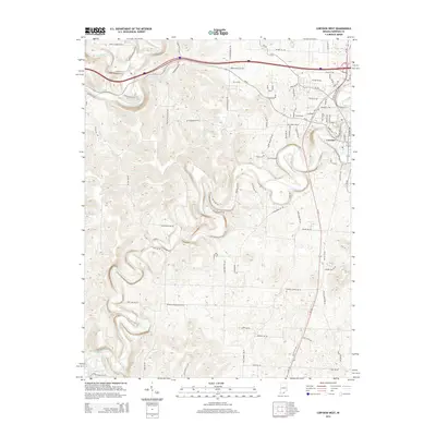 2014 Map of Corydon West, 2014 Print