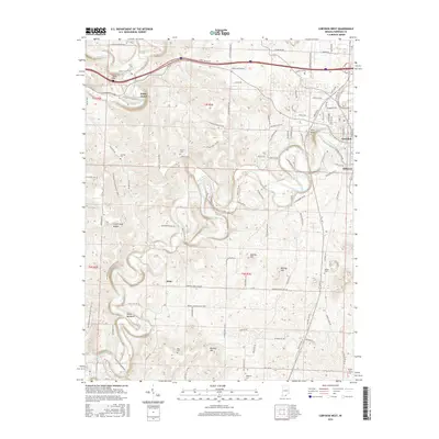 2016 Map of Corydon West, 2016 Print