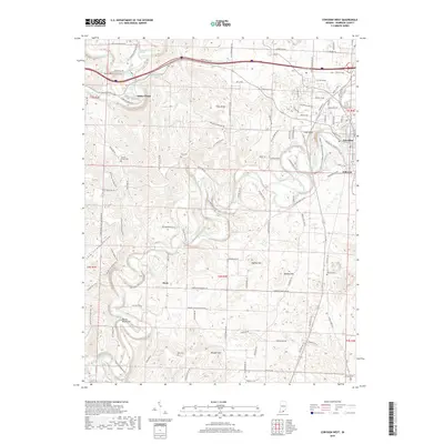 2019 Map of Corydon West, 2019 Print