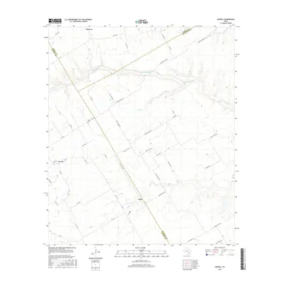 2016 Map of Coryell, 2016 Print