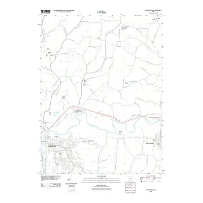 2010 Map of Coshocton, 2010 Print