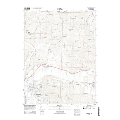 2013 Map of Coshocton, 2013 Print