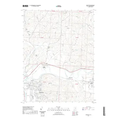 2019 Map of Coshocton, 2019 Print