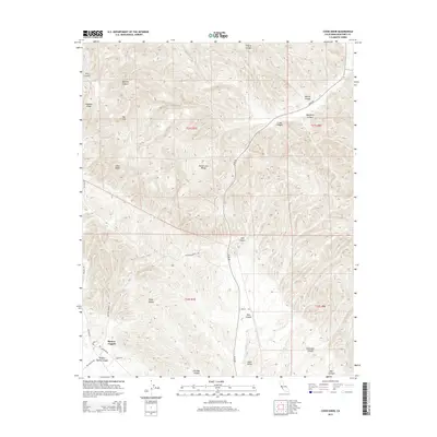 2015 Map of Cosio Knob, 2015 Print