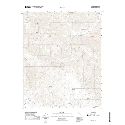 2018 Map of Cosio Knob, 2018 Print