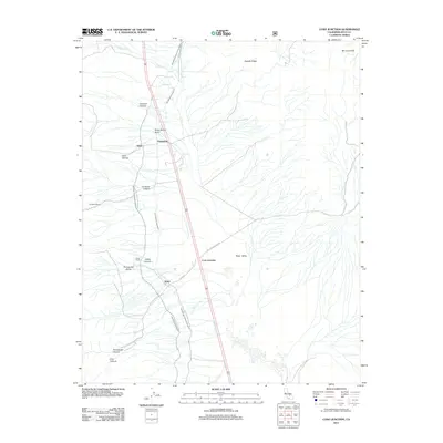 2012 Map of Coso Junction, 2012 Print