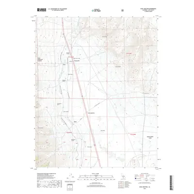 2018 Map of Coso Junction, 2018 Print