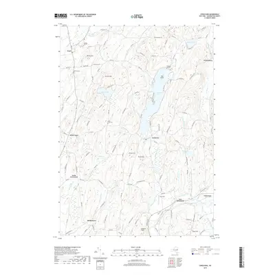 2019 Map of Cossayuna, 2019 Print
