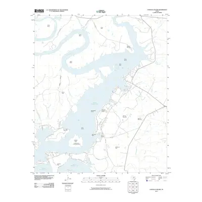 2010 Map of Costello Island, 2010 Print