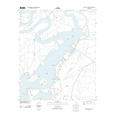2012 Map of Costello Island, 2012 Print