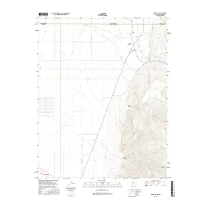2017 Map of Costilla, 2017 Print