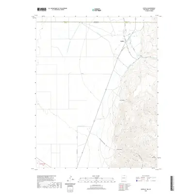 2020 Map of Costilla, 2020 Print