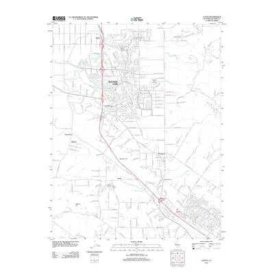 2012 Map of Cotati, 2012 Print