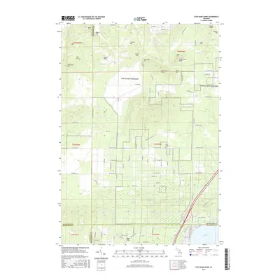 2017 Map of Cote Dame Marie, 2017 Print