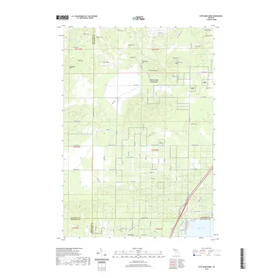 2019 Map of Cote Dame Marie, 2019 Print