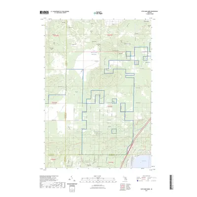 2023 Map of Cote Dame Marie, 2023 Print